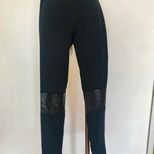 Anine Bing leggings w/leather.GIFTED along w/ sale